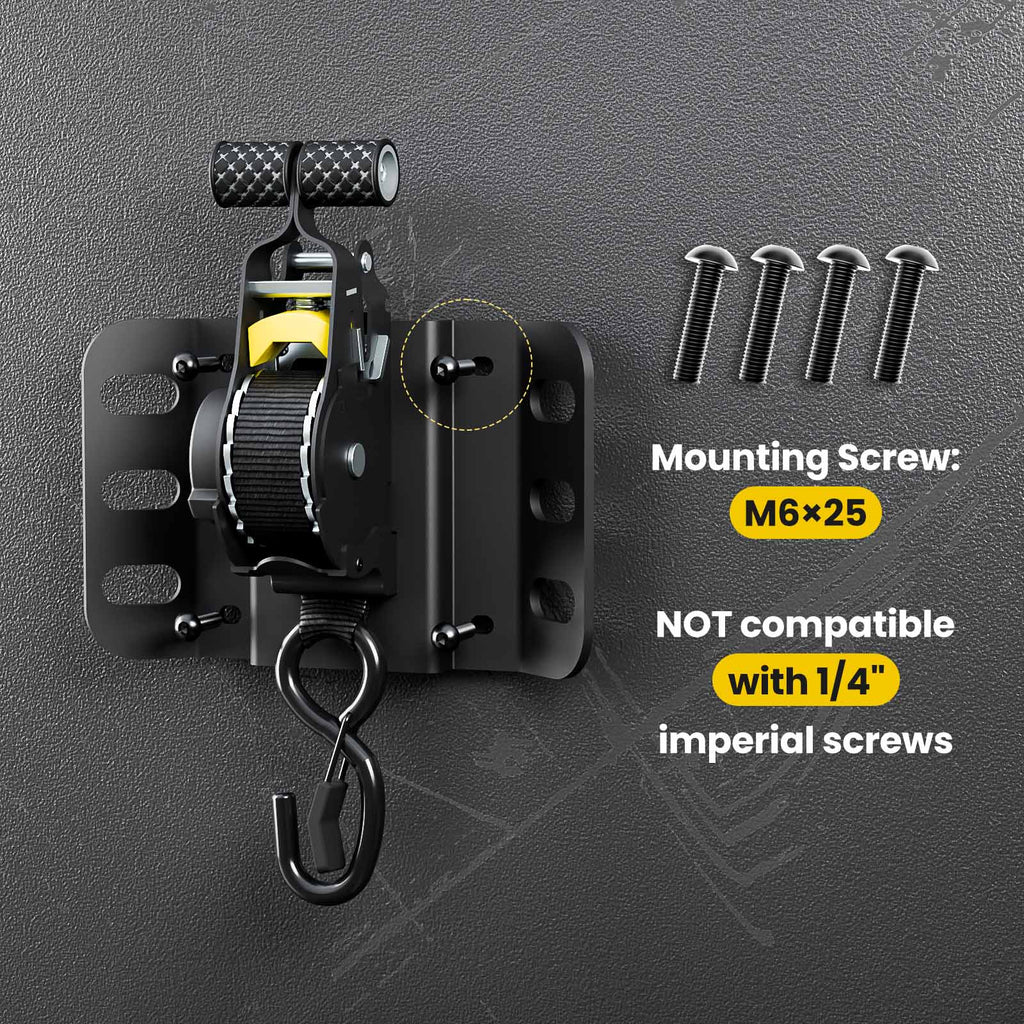 WINOVERCO Retractable Ratchet Straps, 2PCS Heavy Duty Tie Down Straps Compatible with 2015-2025 Ford F150 Truck Bed Accessories