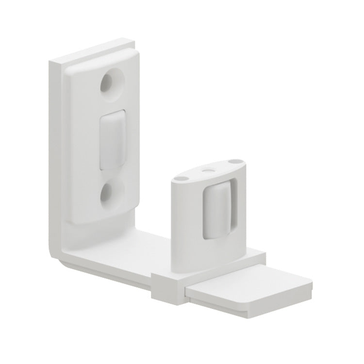 Sliding Closet Door Floor Guide with Riser Plate, Adjustable Bypass Door Guide, Upgraded 3-Roller Design