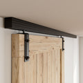 5FT/60'' Ceiling Mount Box Rail Barn Door Hardware Kit,Heavy Duty Aluminium Alloy Sliding Barn Door Track for Indoor/Outdoor,Max 330LBS Load for 1"-1.81" Thick Single Door (No Door)